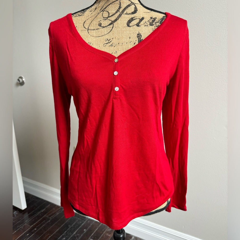 Red Long Sleeve Shirt